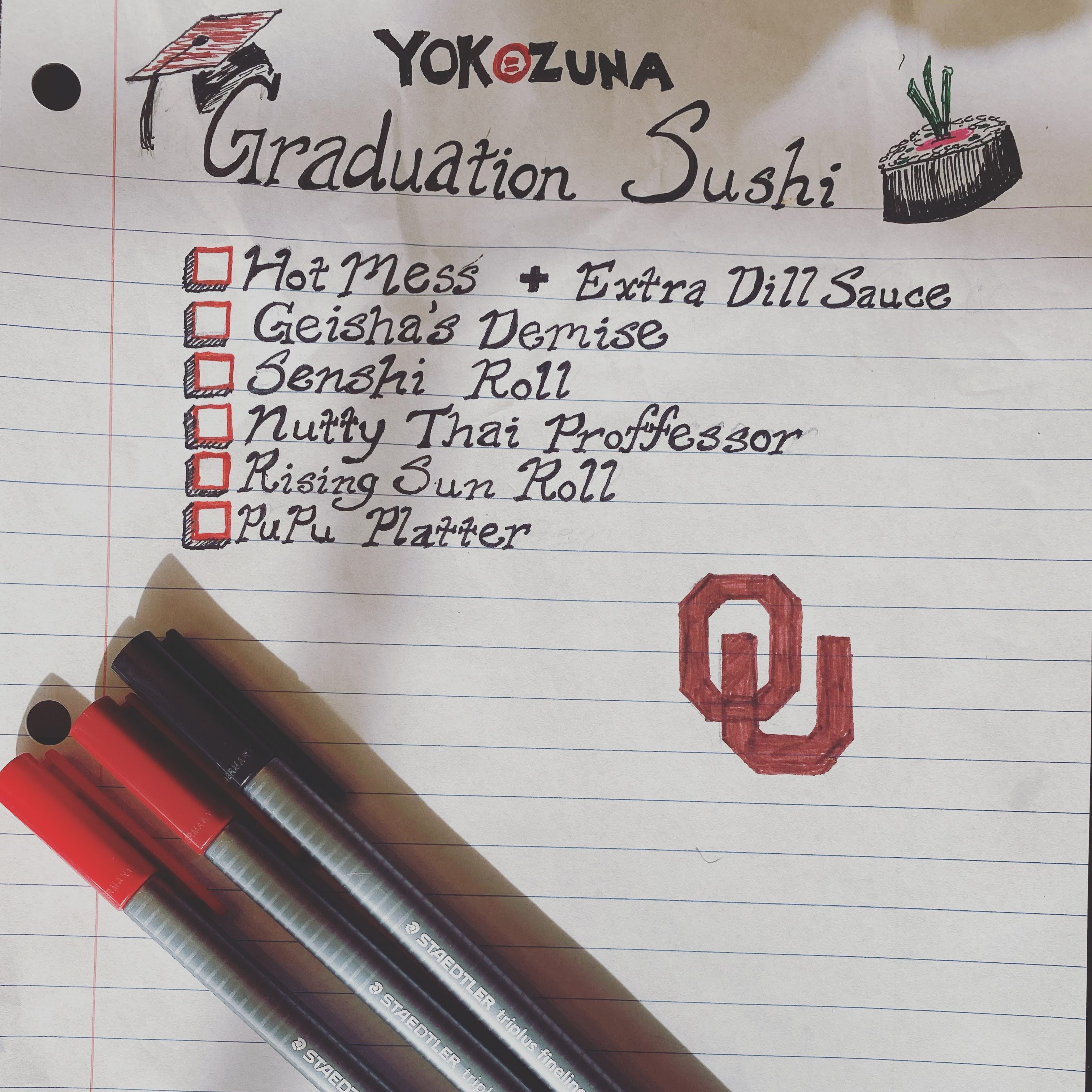 Graduation Sushi