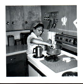 Rose in the kitchen