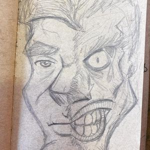 Two Face Pencils and Inks